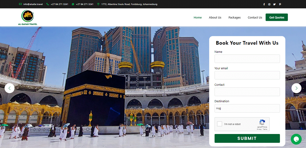 Travel Website – Al-Safar