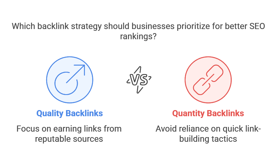 Quality backlinks and engagement metrics for SEO
