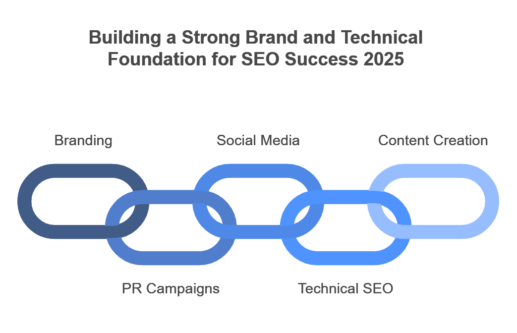 Branded traffic PR and social media SEO 2025